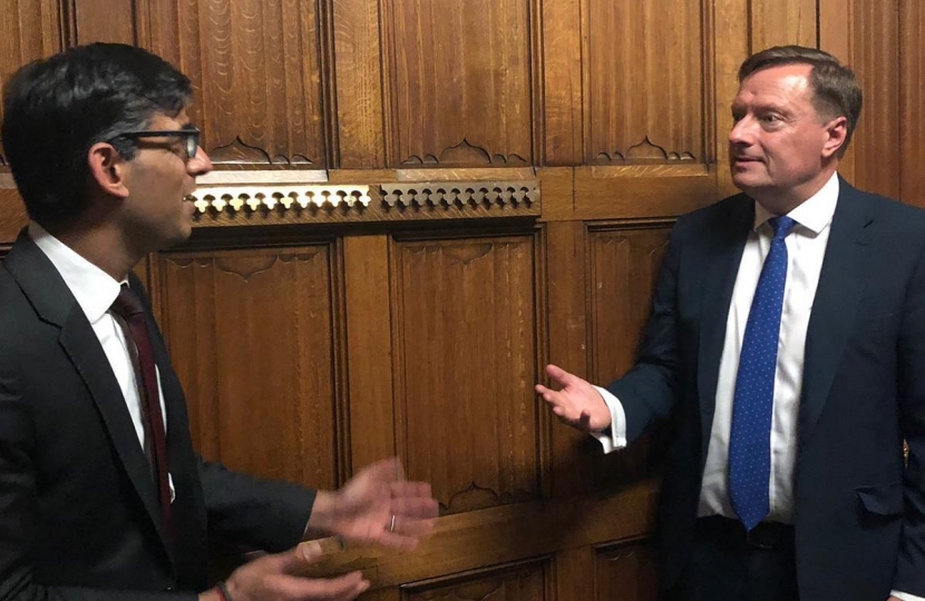 Jason McCartney MP and Rishi Sunak