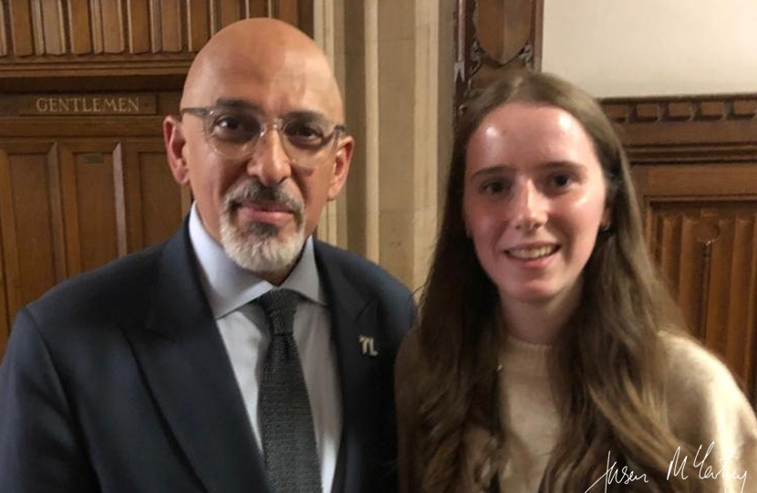 Jason McCartney MP welcomes students to Westminster