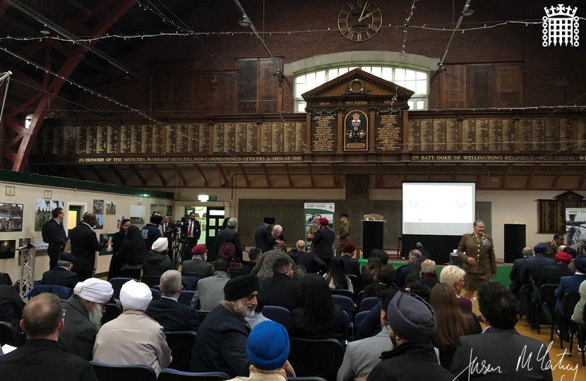 Jason McCartney MP attends the Huddersfield Community Day of Reflection