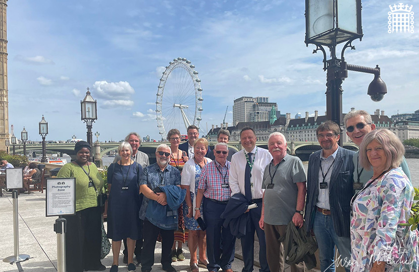 Jason McCartney MP invites Colne Valley constituents to the Houses of Parliament