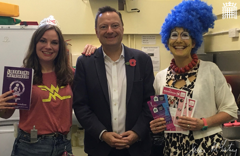 Jason McCartney MP visits Slaithwaite Community Baby and Toddler group