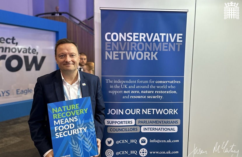 Jason McCartney MP visits the 2022 Conservative Party Conference in Birmingham