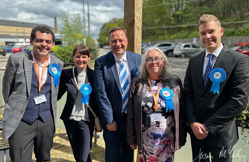 Jason McCartney MP welcomes Cllr Donna Bellamy to Kirklees council