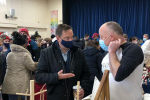 Jason McCartney MP at the Lindley Infant School Christmas Fair