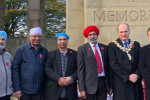 Remembrance Day services with the Mayor of Kirklees along with local faith and community groups