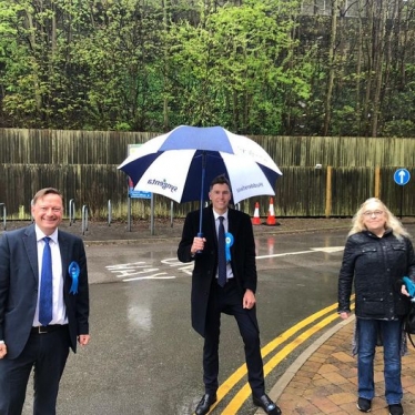 Jason McCartney MP with new Cllr Adam Gregg and Cllr Donna Bellamy