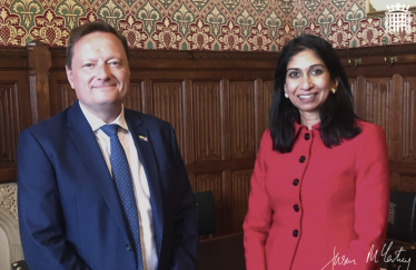 Jason McCartney MP is honoured to have been appointed as Parliamentary Private Secretary to the Attorney General the Rt Hon Suella Braverman QC MP