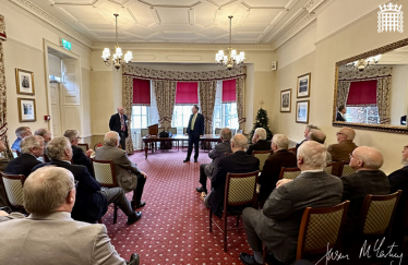 Jason McCartney MP visited Huddersfield Probus Club in Fixby