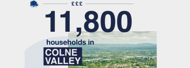 Jason McCartney MP welcomes second Cost of Living payment from the Conservative Government for 11,800 vulnerable households in Colne Valley